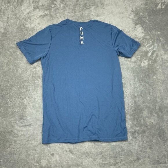 Puma Mens Blue Performance T-Shirt Size S 6812 - Picture 7 of 9